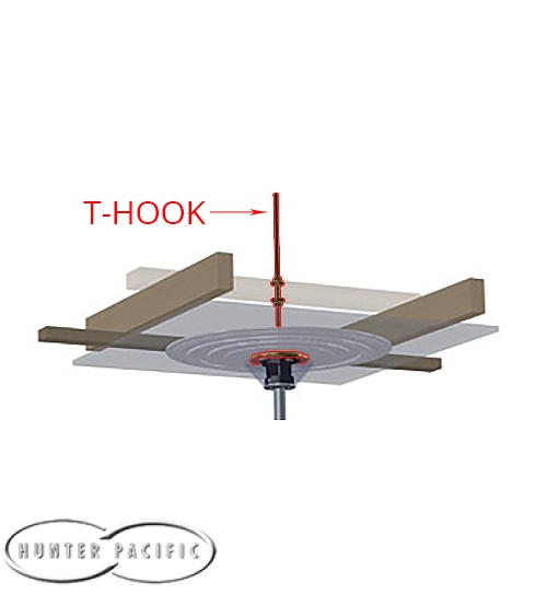 Hunter Pacific T-Hook for Ceiling Rose